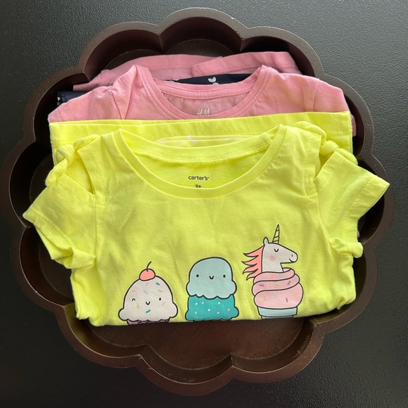 Toddler Girls Size 3T Clothing ~ Shirts & Shorts Outfits ~ 4 Sets 8 Pieces